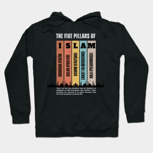 FIVE PILLARS OF ISLAM. The essence of  Islam beautifully shown in this T-shirt. Hoodie